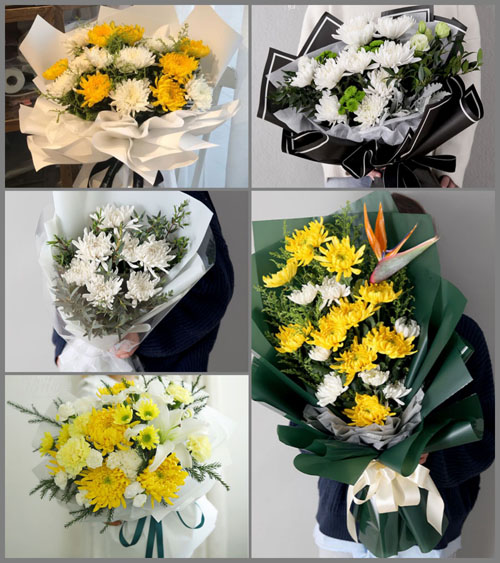 河南周口鹿邑县高集乡白事花束代送